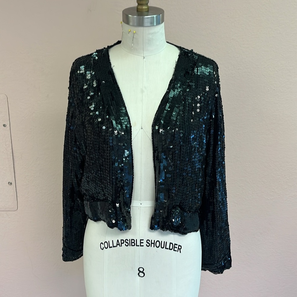 Vintage sequin jacket - Picture 4 of 6